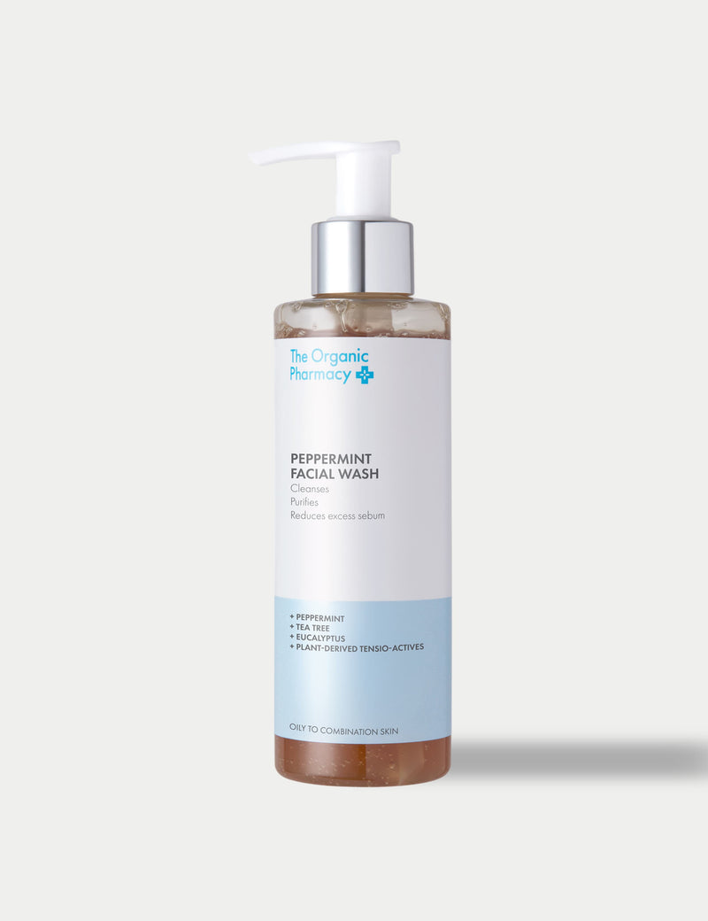 The Organic Pharmacy Peppermint Facial Wash 200ml, UK version