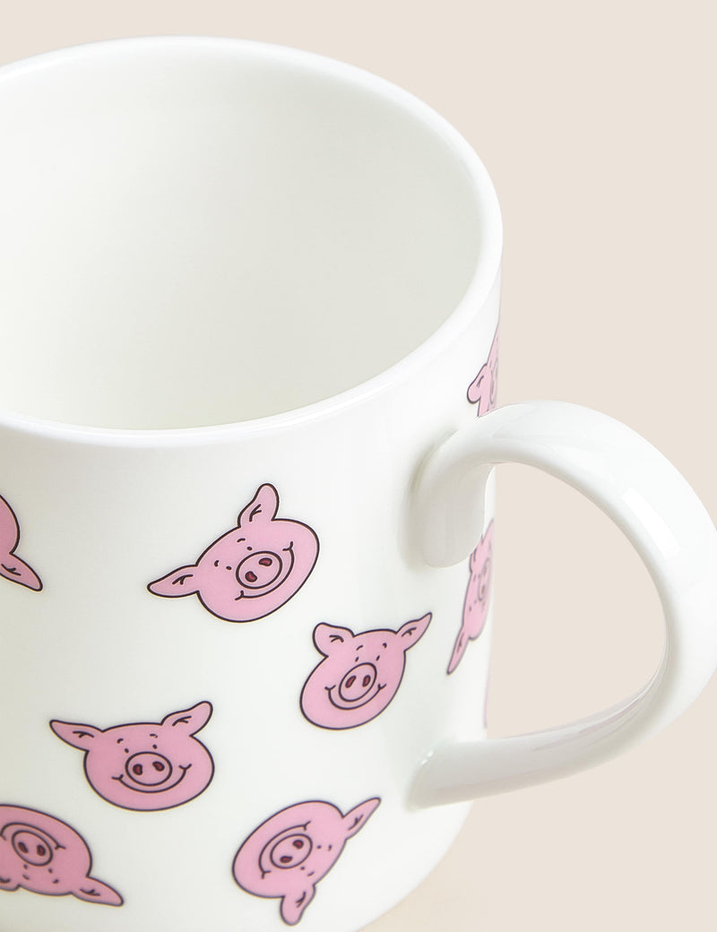 Percy Pig mug 390ml, imported from the UK