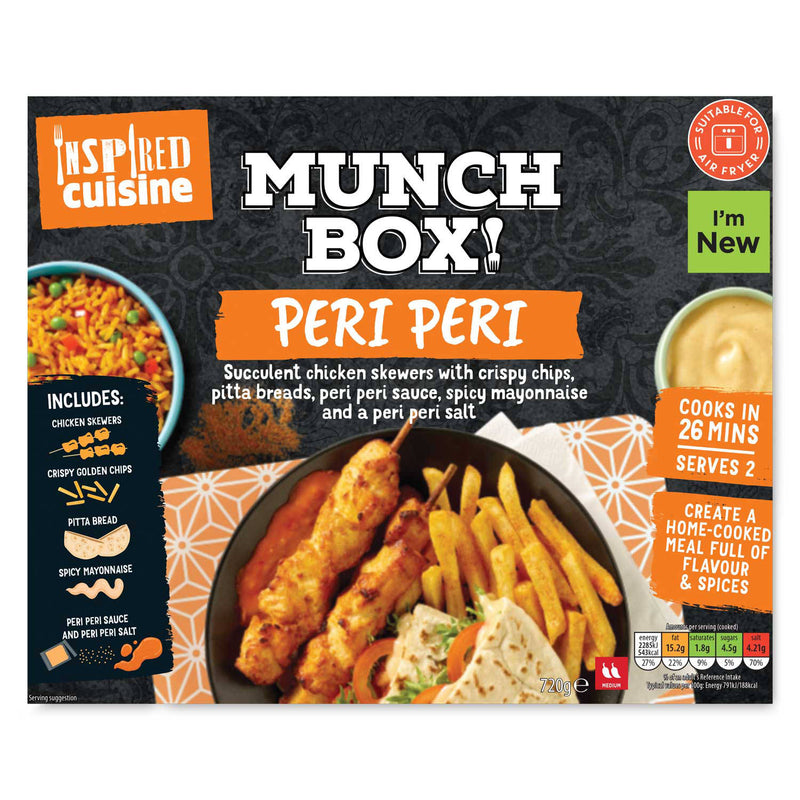 Peri Peri Munch Box frozen meal for two - British product