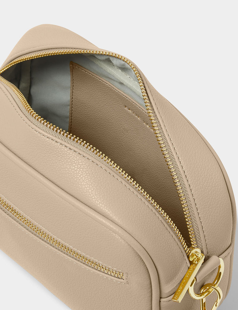 Katie Loxton personalised faux leather cross body bag, imported from the UK