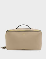 M&S Katie Loxton Personalised Faux Leather Flat Lay Toiletry Bag (14x25x14cm)- Buy online at McGrocer