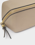Katie Loxton faux leather make-up bag with mirror (British brand)
