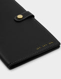 Katie Loxton personalised faux leather travel wallet with gold initials (British brand)