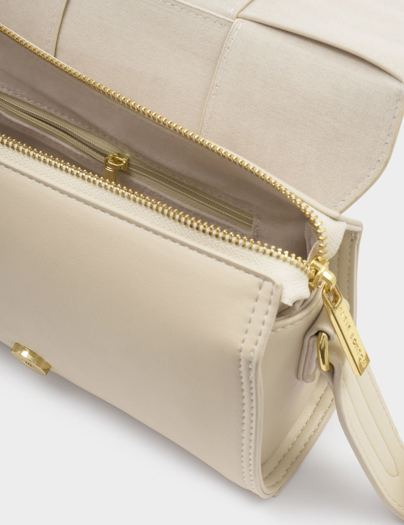 Katie Loxton textured cross body bag faux suede (British brand)