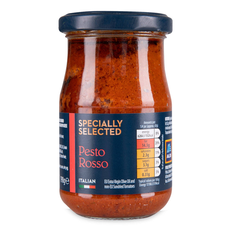 Pesto Rosso with sundried tomatoes - British product