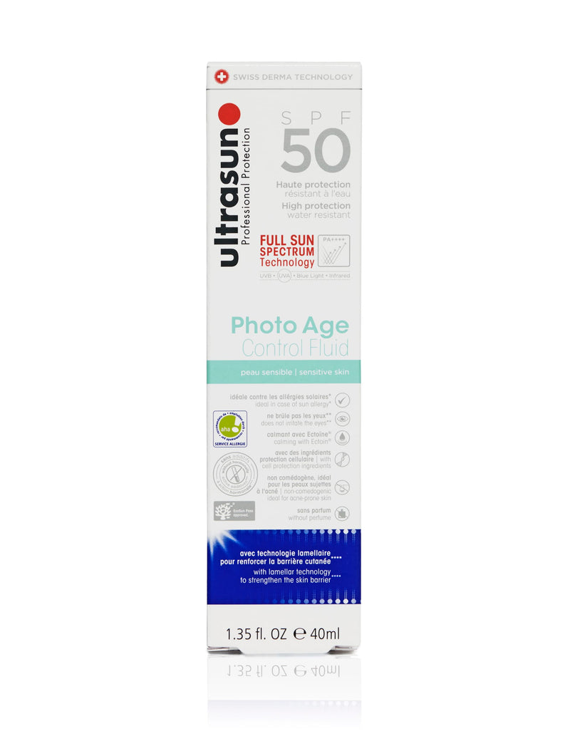 Ultrasun Photo Age Control Fluid SPF 50 40ml, imported from the UK