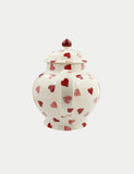 Emma Bridgewater stoneware Pink Hearts teapot 1.6 litres, imported from the UK