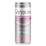 Pink gin and diet tonic drink, imported from the UK