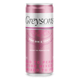 Pink Gin and Tonic premixed drink - British product