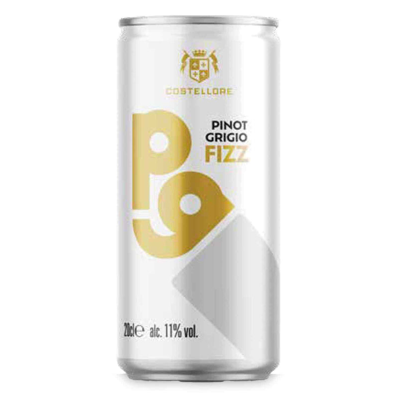 Sparkling wine Pinot Grigio Fizz 11% ABV can, imported from the UK