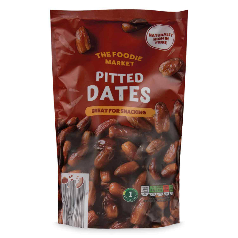 Pitted dates dried fruit snack pack - British product