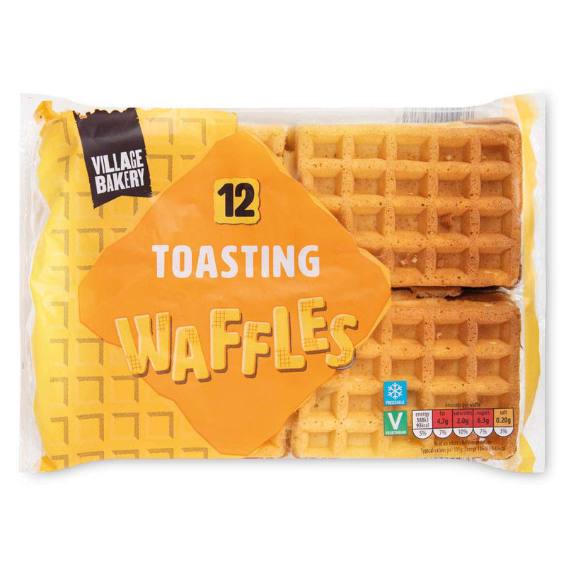 Plain toasting egg waffles (British brand)