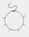 M&S platinum plated droplet bracelet - British product