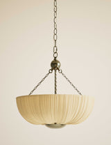 M&S Pleated Fabric Uplighter Pendant Light- Buy online at McGrocer