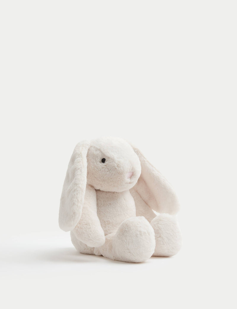 Soft plush bunny toy with floppy ears 21.5cm - British product