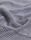 Plush Egyptian cotton towel with 800 GSM, imported from the UK