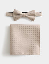 M&S M&S Polka Dot Bow Tie and Handkerchief Set Formal Accessory Set- Buy online at McGrocer