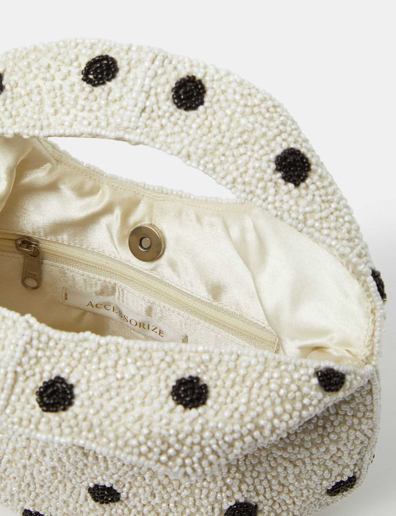 Accessorize polka dot grab bag (British brand)