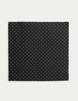 M&S Autograph Polka Dot Pure Silk Pocket Square- Buy online at McGrocer
