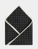 Autograph polka dot pure silk pocket square, UK version