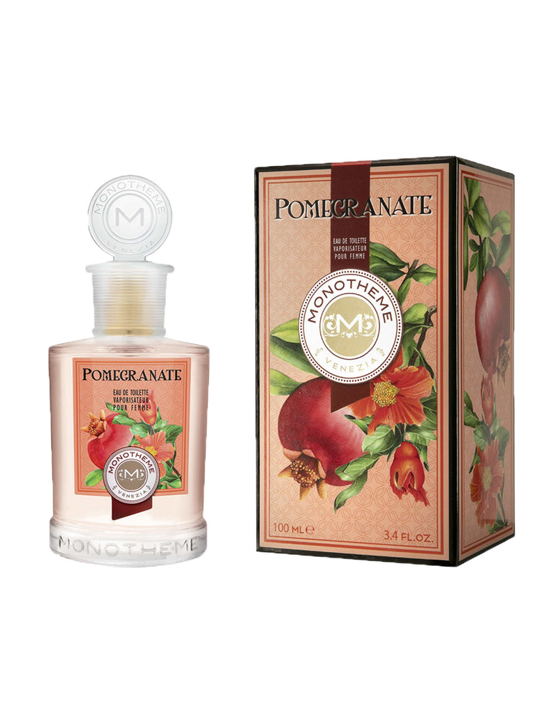 Pomegranate scented eau de toilette 100ml, imported from the UK