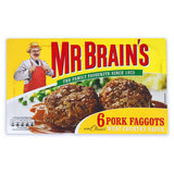 Pork faggots traditional British meat dish 6 pack, UK version