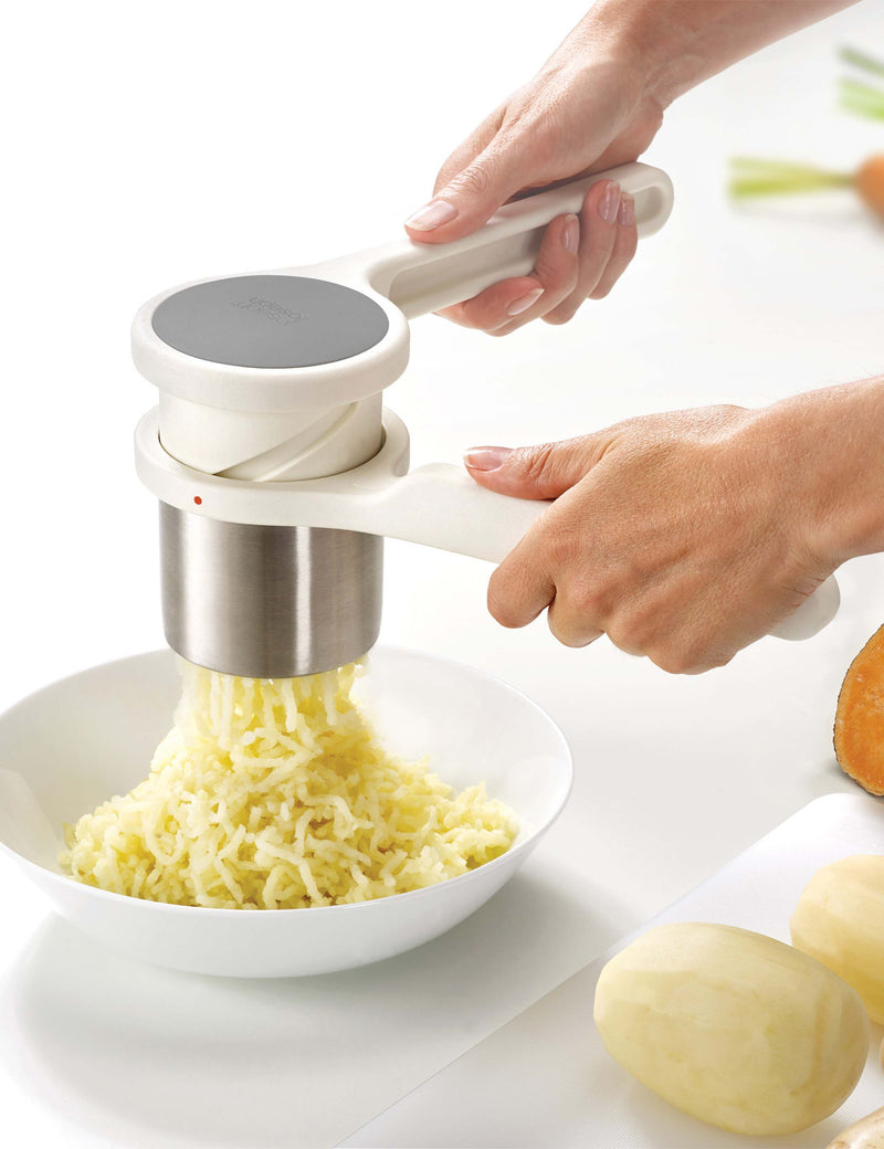 Joseph Joseph stainless steel potato ricer, UK version
