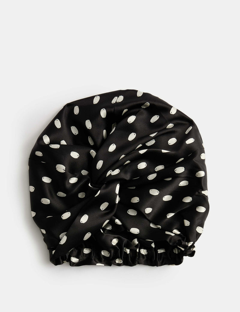 M&S printed pure silk hair turban - British product