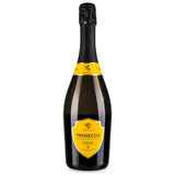 Prosecco DOC Extra Dry sparkling wine bottle, imported from the UK