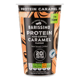 Protein caramel coffee flavoured beverage, (British brand)