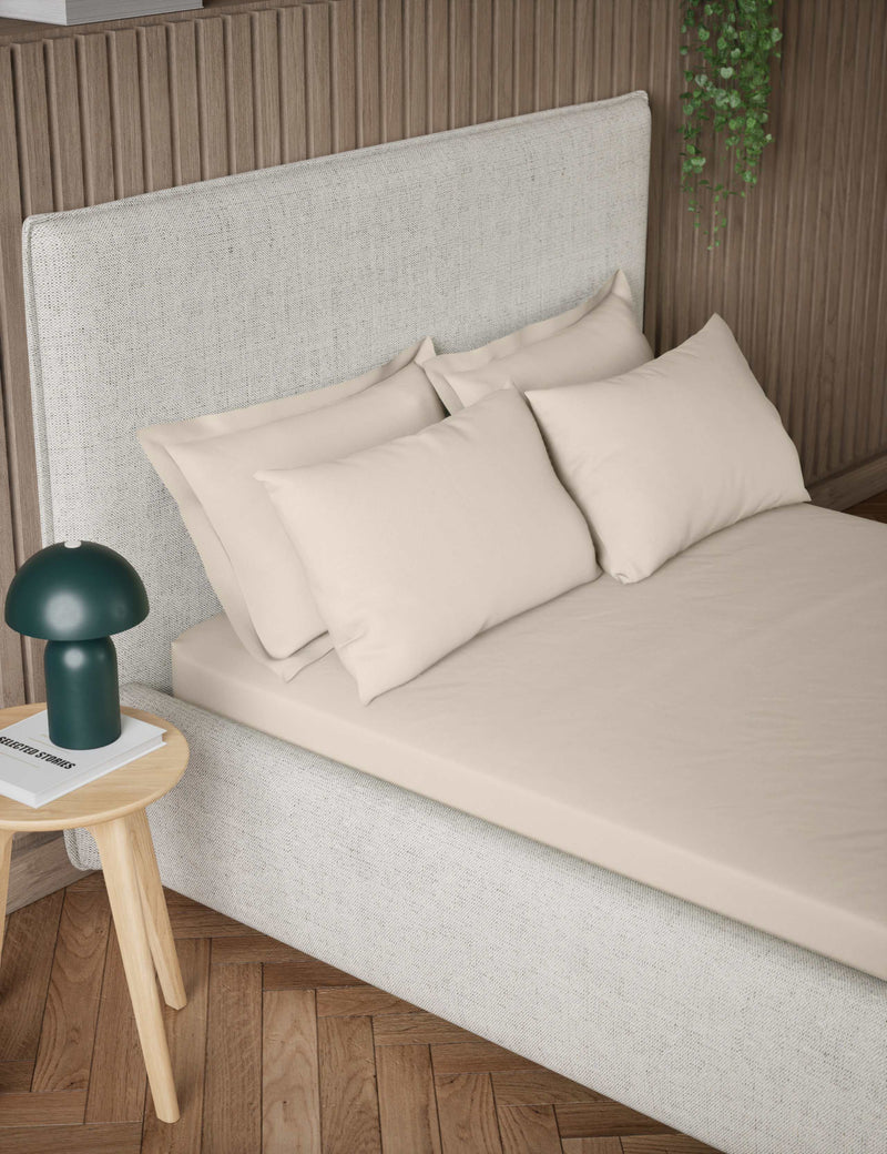 Pure Cotton 300 Thread Count Fitted Sheet