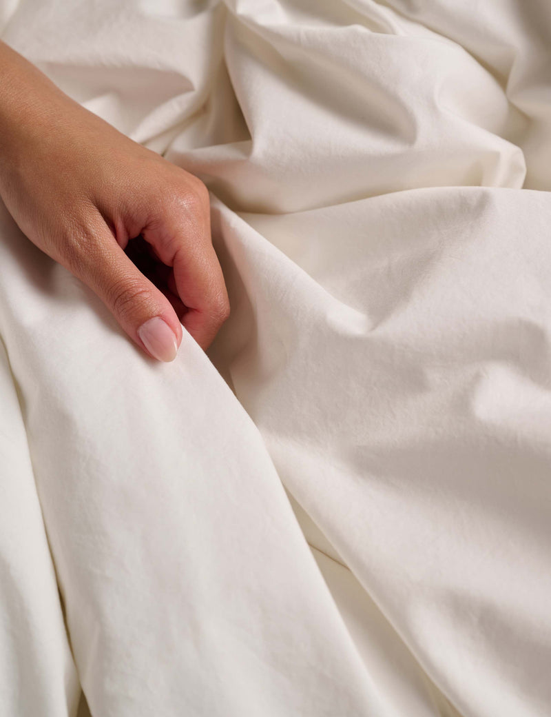 Bedfolk washed deep fitted sheet (British brand)