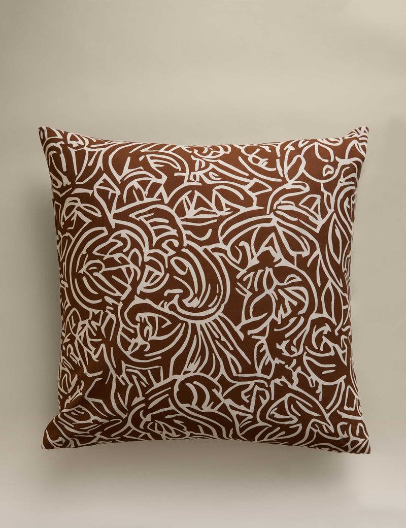 Abstract swirl cushion cover 50x50cm, UK version