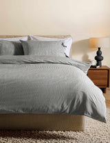 M&S MADE Pure Cotton Ansel Stripe Bedding Set- Buy online at McGrocer