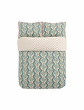 Sanderson pure cotton Aubrey bedding set floral trellis design, imported from the UK