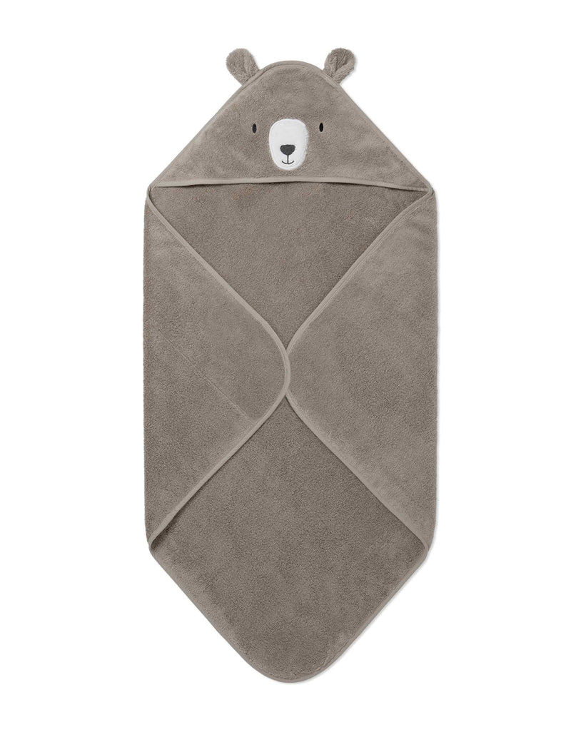 MORI pure cotton bear hooded baby towel, UK version