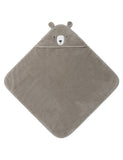MORI pure cotton bear hooded baby towel, UK version