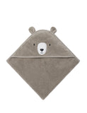 MORI pure cotton bear hooded baby towel, UK version