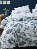 Pure Cotton Botanical Bluestone Bedding Set 200 thread count - British product