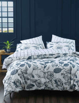 M&S Pure Cotton Botanical Bluestone Bedding Set- Buy online at McGrocer