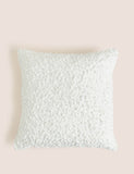 Cotton boucle cushion 45cm square (British brand)