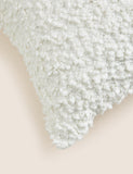 Cotton boucle cushion 45cm square (British brand)