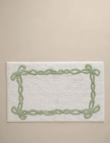 Pure Cotton Bow Bath Mat 50x80cm