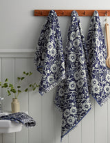 M&S Burleigh X Bedeck Of Belfast Pure Cotton Calico Floral Bath Towel- Buy online at McGrocer