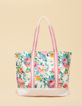M&S Joules Pure Cotton Canvas Ditsy Floral Tote Bag- Buy online at McGrocer