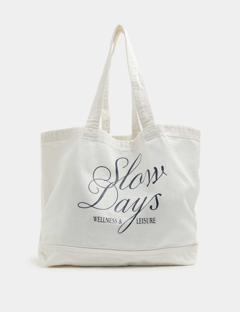 M&S pure cotton canvas tote bag with LA graphic print, imported from the UK