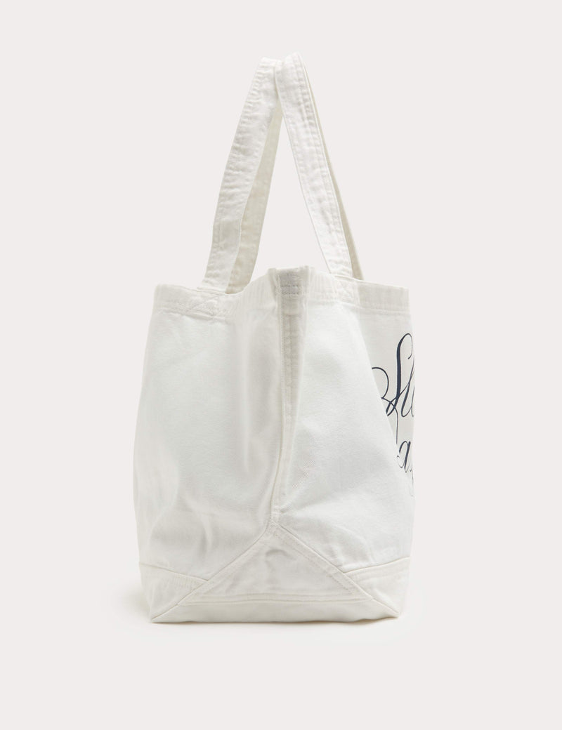 M&S pure cotton canvas tote bag with LA graphic print, imported from the UK