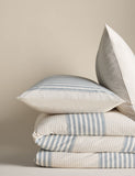 Pure Cotton Carter Stripe Jacquard Bedding Set, imported from the UK