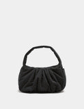 M&S pure cotton checked ruched shoulder bag, imported from the UK