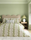 Sanderson cobnut stripe bedding set (British brand)